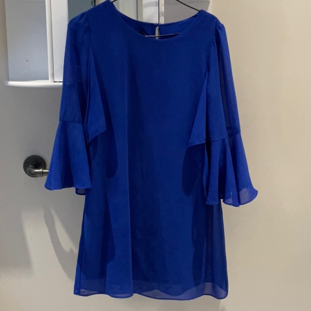 🦜Ally B fancy flutter sleeve dress